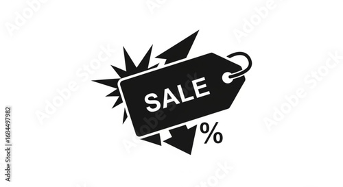 Sale promotion discount offer price tag vector illustration special deal limited time shop now best price save big