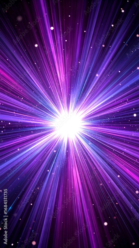 Fototapeta premium Cosmic explosion graphic