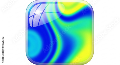Abstract blue green yellow gradient background design for wallpaper and modern graphic design projects exactly