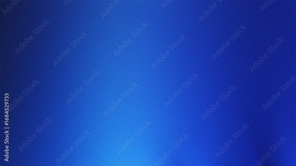 Obraz premium Deep blue gradient with subtle light effect and fine grain texture background abstract