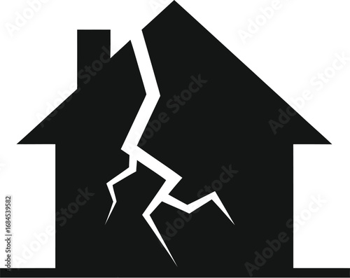 House crack repair foundation problems home damage insurance claim