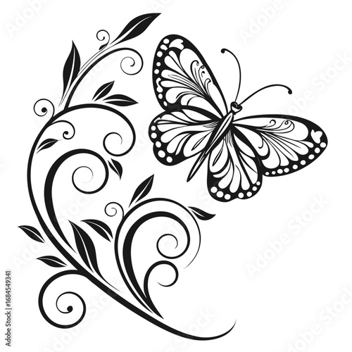 Butterfly Bloom Swirl