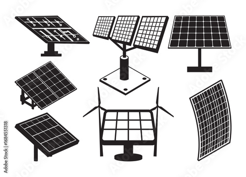 Solar Panel vector, Solar Panel Clipart, Solar Panel silhouette	