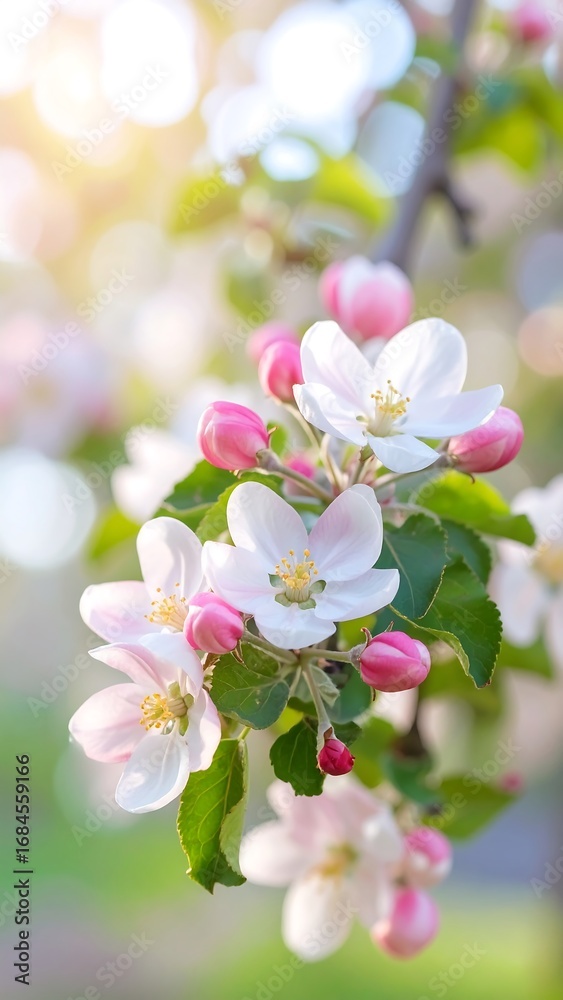 Obraz premium Blooming apple tree in spring