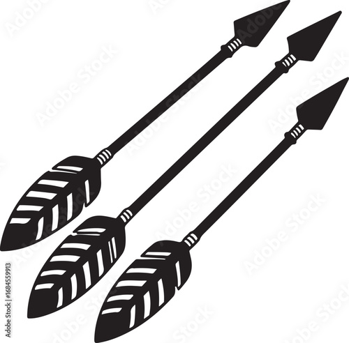 Creative artwork showing a collection of arrows for design and infographic use