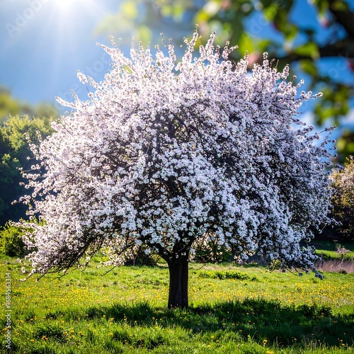 Blooming spring tree