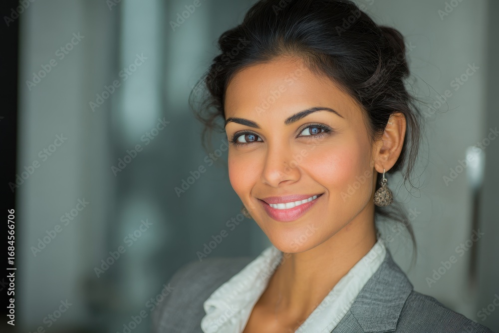 Obraz premium Beaming self assured Indian businesswoman