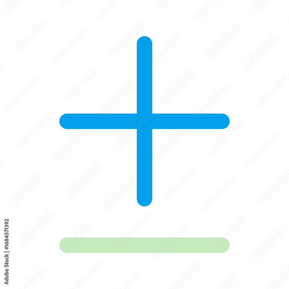 Obraz premium mathematics duo tone icon