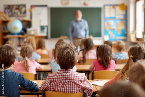 Teaching Kids in Vibrant Classroom Environment