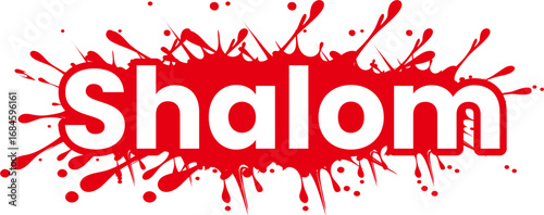 hello vector design template red color