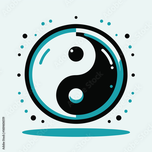 Symbol of balance and harmony the yin yang concept