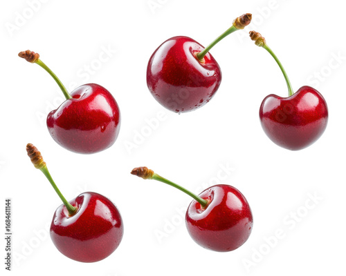 Red Berries On Transparent Background