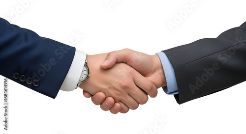 Business handshake representing an agreement isolated PNG with Transparent Background