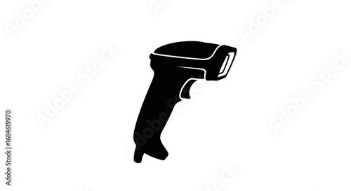 barcode scanner icon retail, inventory, and pos system symbol