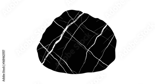 black marble stone, natural rock, veined texture, minimalist design element, graphic resource