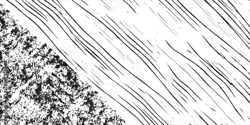 Comic halftone wave background. Dotted curved flow wallpaper. Abstract textured fluid backdrop. Black grit pop art swoosh element for poster, banner, overlay, card, brochure, flyer, leaflet