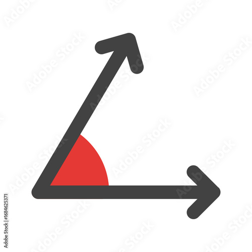 acute flat icon
