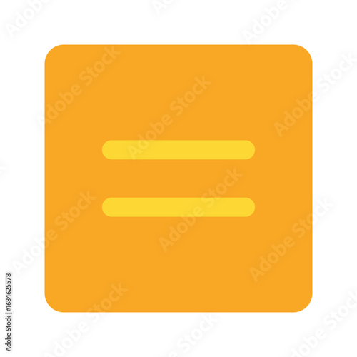 equal flat icon