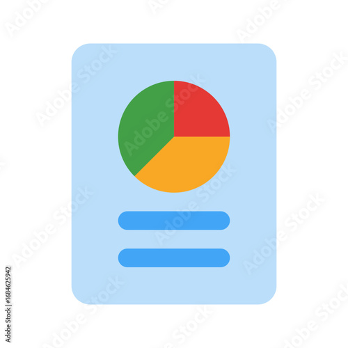 report flat icon