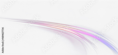 Colored gradient luminous light vector with glowing laser trails, bright speed streaks and abstract blur design.
