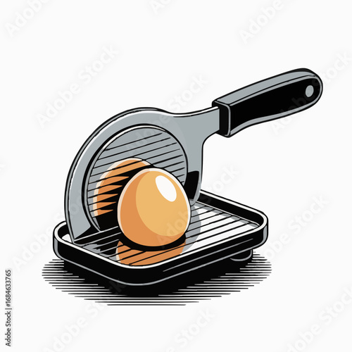 Stanles steel egg  fried egg slicer