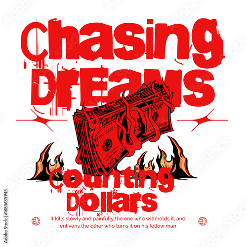 Streetwear t shirt design