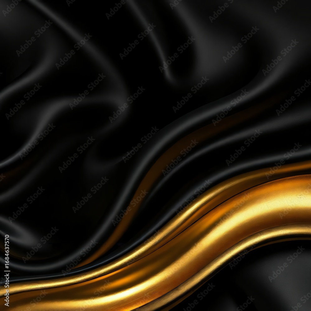 Obraz premium black silk background