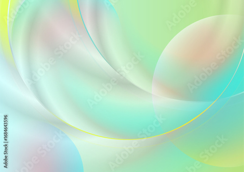 Pastel colorful liquid circles abstract concept geometric background. Vector concept design