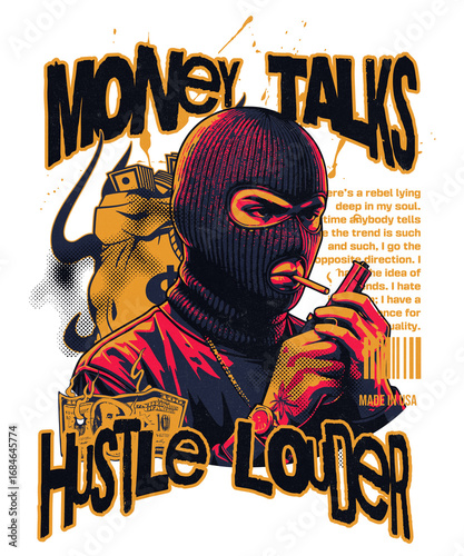 Streetwear t shirt design