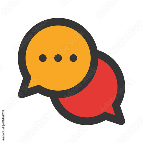 communications outline fill icon
