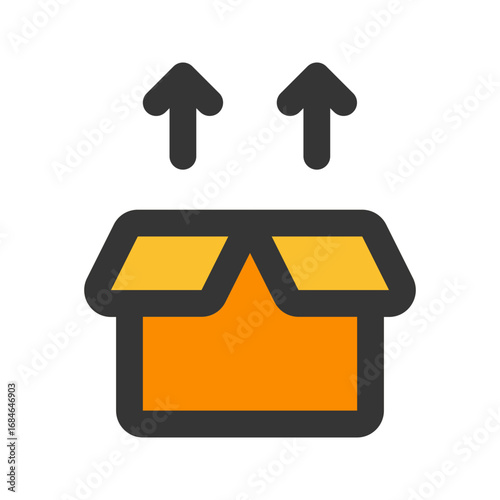 product release outline fill icon
