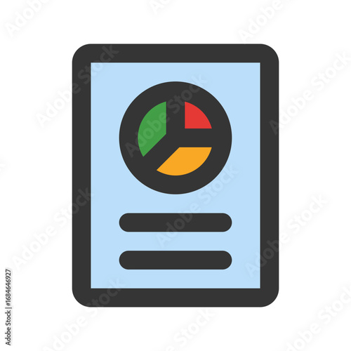 report outline fill icon