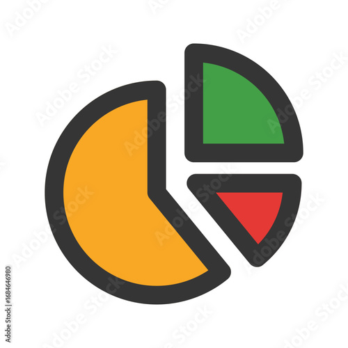 segmentation outline fill icon