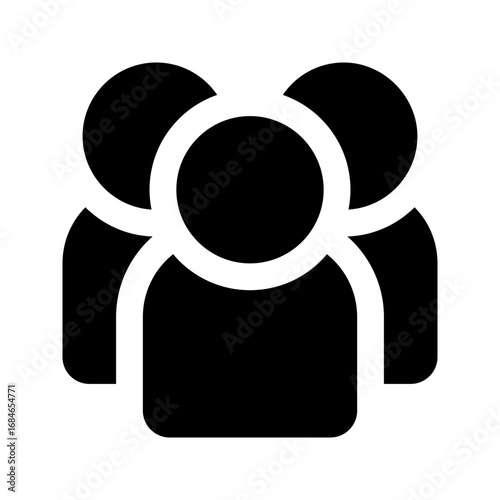 customer glyph icon