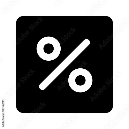 percentage glyph icon