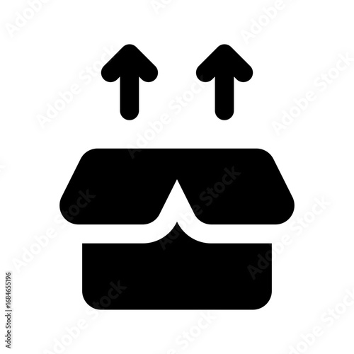 product release glyph icon