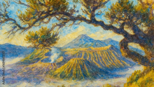 Majestic Bromo Under the Morning Sky