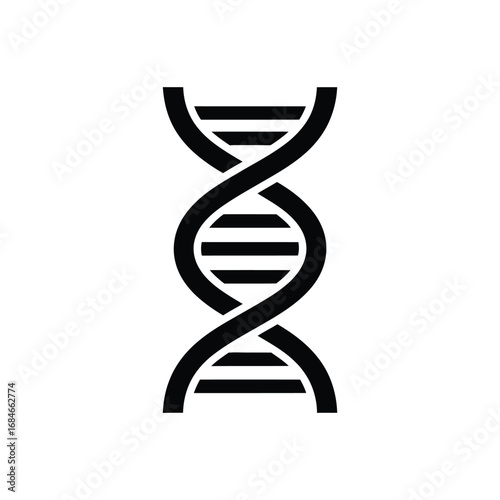 A clean graphic of the DNA double helix, universally recognized as the intricate blueprint of life and carrier of genetic information