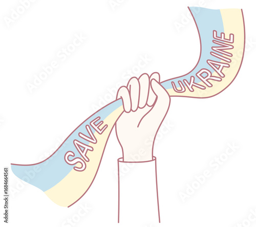 A powerful and moving illustration that strongly advocates for ongoing support and lasting peace for Ukraine