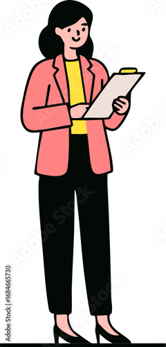 business person vector cartoon sketch