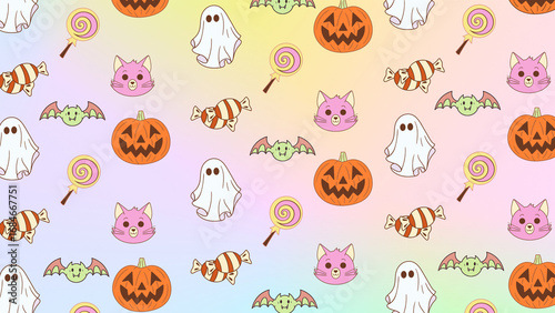 Spooky Halloween background featuring a haunted house, eerie fog, flying bats, and a glowing full moon, creating a chilling atmosphere for your Halloween-themed designs and projects.