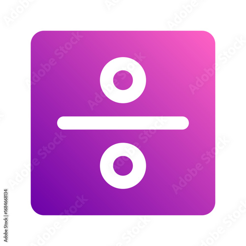 division gradient icon