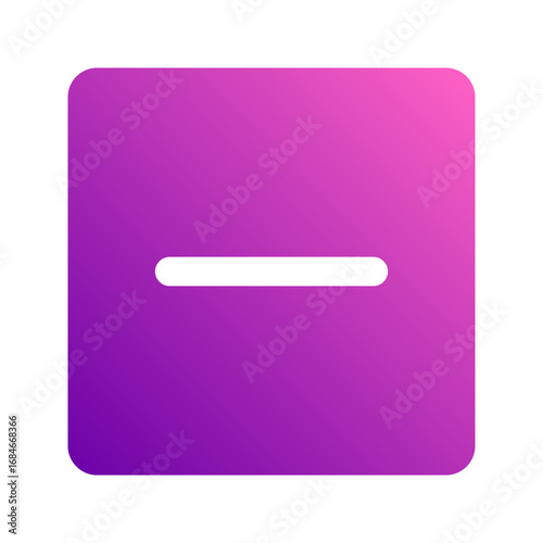 minus gradient icon