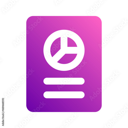 report gradient icon