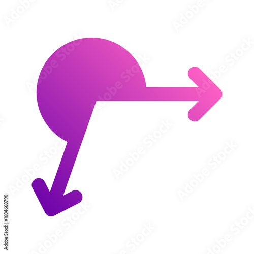 vertex gradient icon