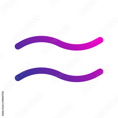 approximately equal gradient icon