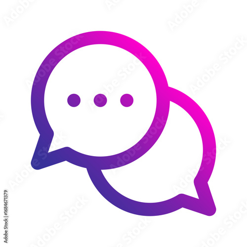 communications gradient icon