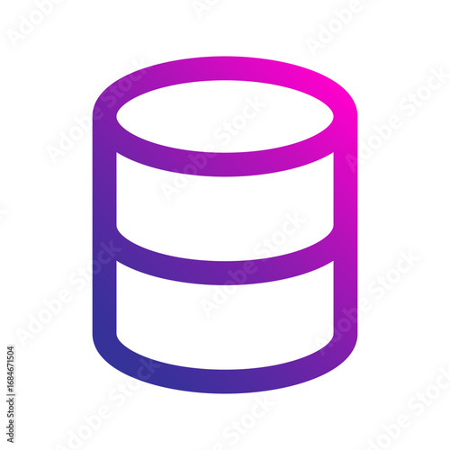 database gradient icon