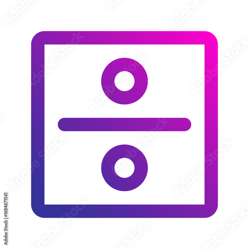 division gradient icon