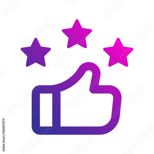 feedback gradient icon